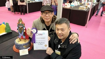 東南科大王為平老師　勇奪國際翻糖蛋糕競賽冠軍